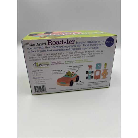 Discovery Toys Take Apart Roadster NEW IN BOX Early Learning Car Assembly Repair - Picture 3 of 5